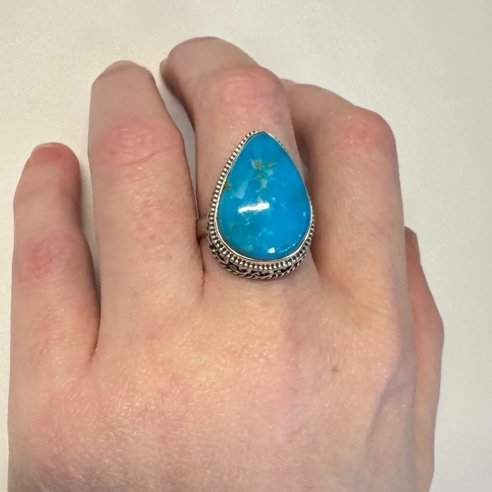 Turquoise Sterling Silver Ring (8)
